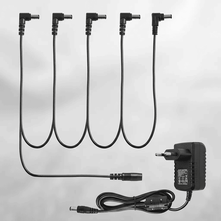 Cable Pulpo C/fuente De Poder 5 Pedales 3