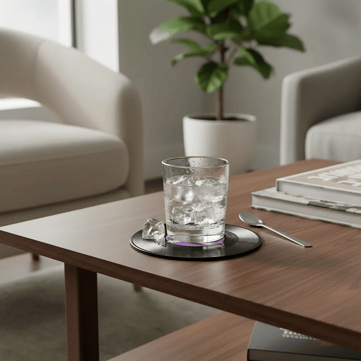 6 posavasos de vinilo retro  5