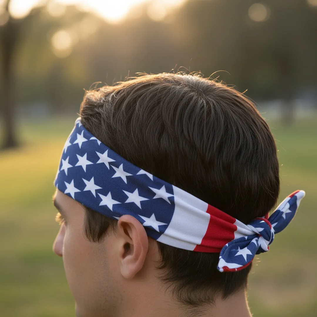 Bandana Rock Vincha de bandera de EE. UU 2