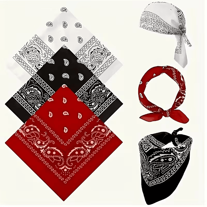 SET 3 pañuelos bohemios 1