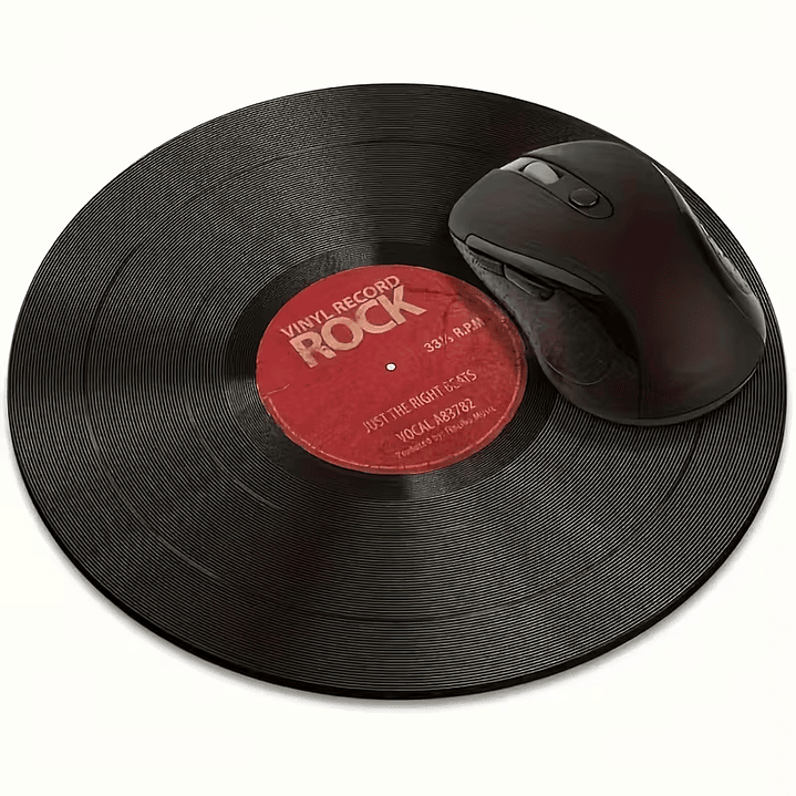 Mouse Pad forma de vinilo 1