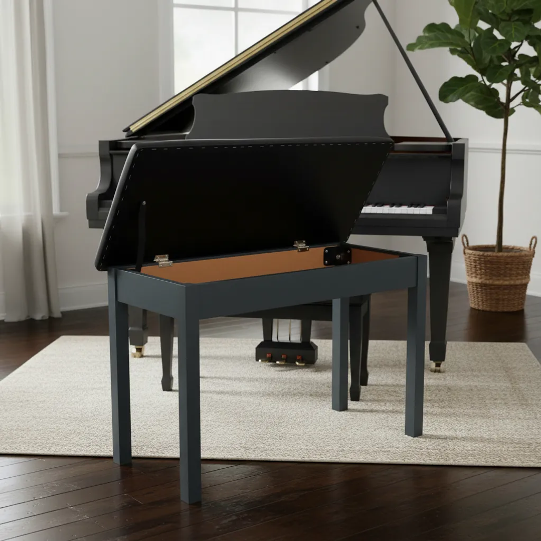  Banqueta Sillín Piano Doble  1