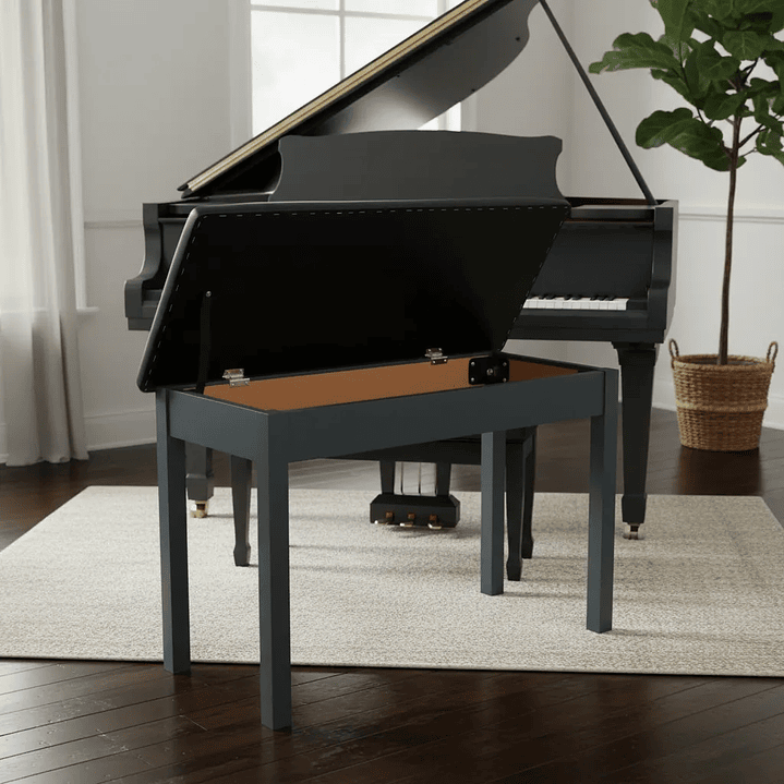  Banqueta Sillín Piano Doble  1