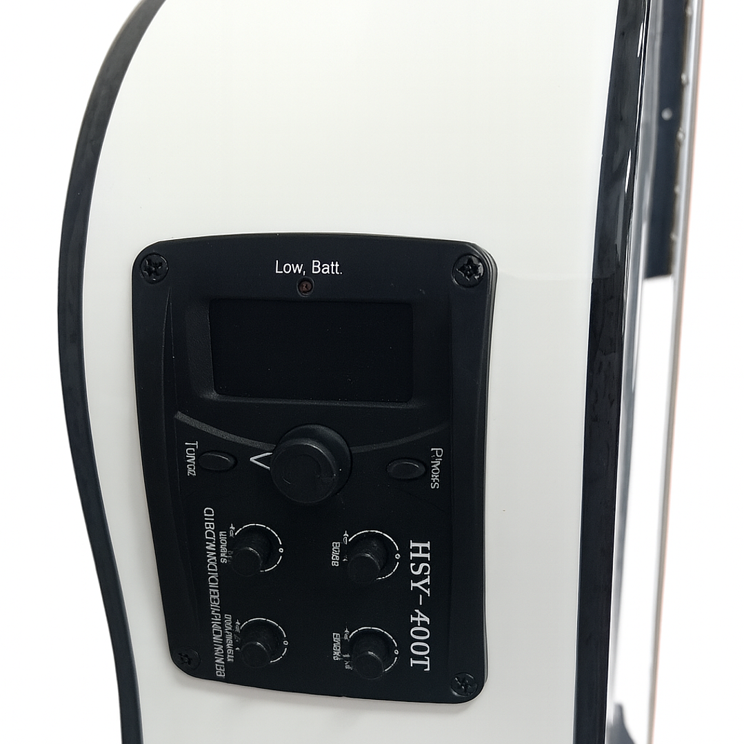 Guitarra Electroacústica NV 39 Blanca 3