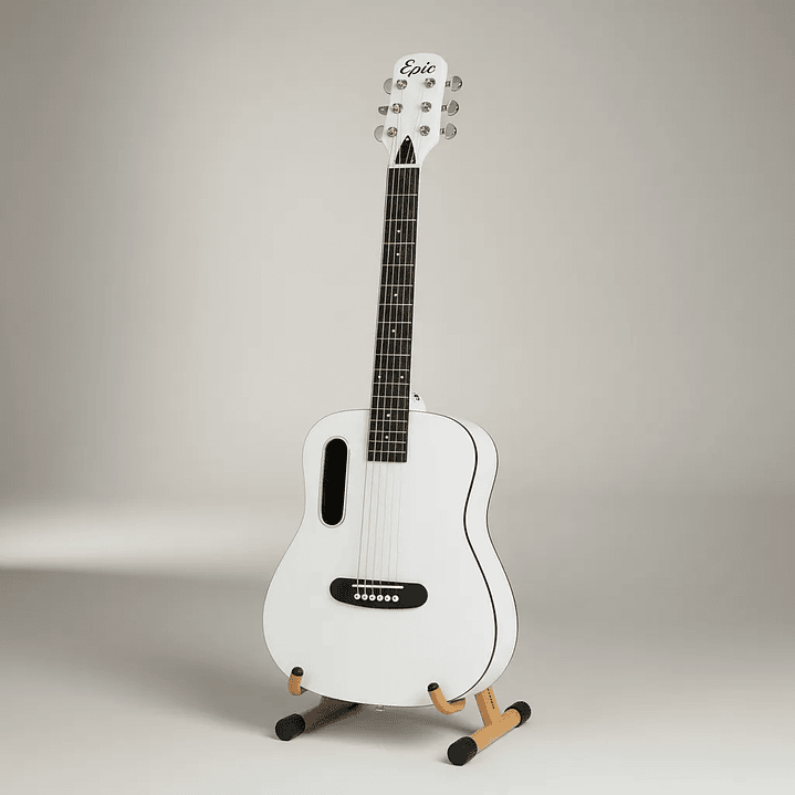 Guitarra Electroacústica NV 39 Blanca 2