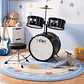 Bateria Para Niño Negra - Miniatura 1