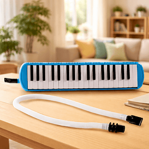 Melódica Teclado 32 Notas + Boquilla + Estuche