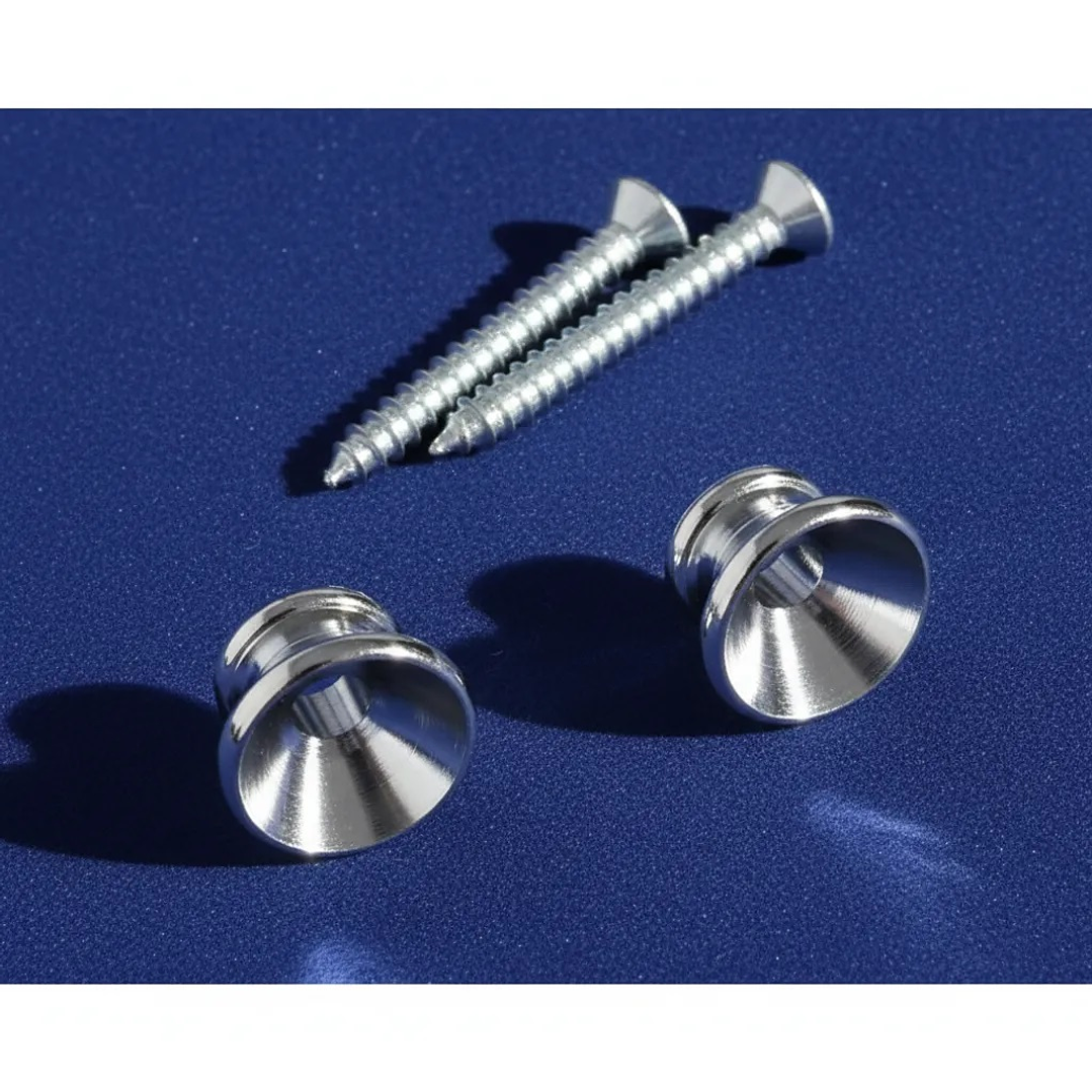 Boton De Strap Guitarra Accesorio Tornillo 2