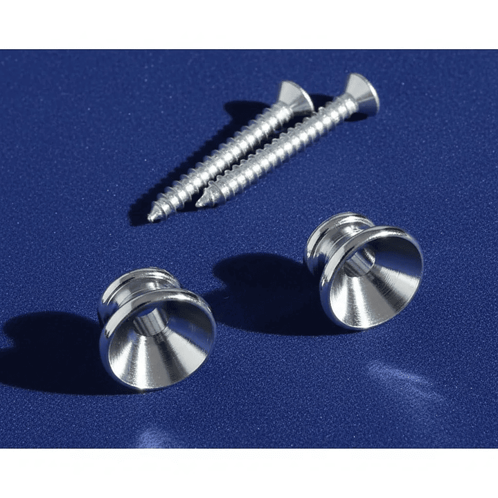 Boton De Strap Guitarra Accesorio Tornillo 2