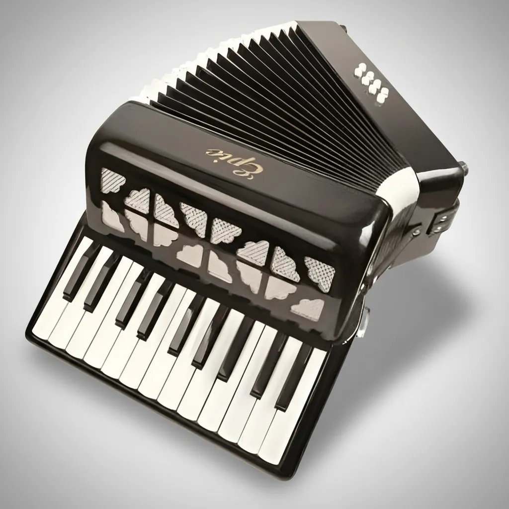 PREVENTA Acordeon 22 teclas 8 bajos Negro Para Adulto