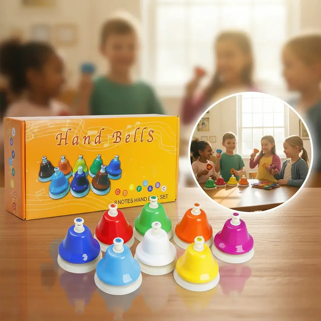Juego 8 timbres de campanas  6