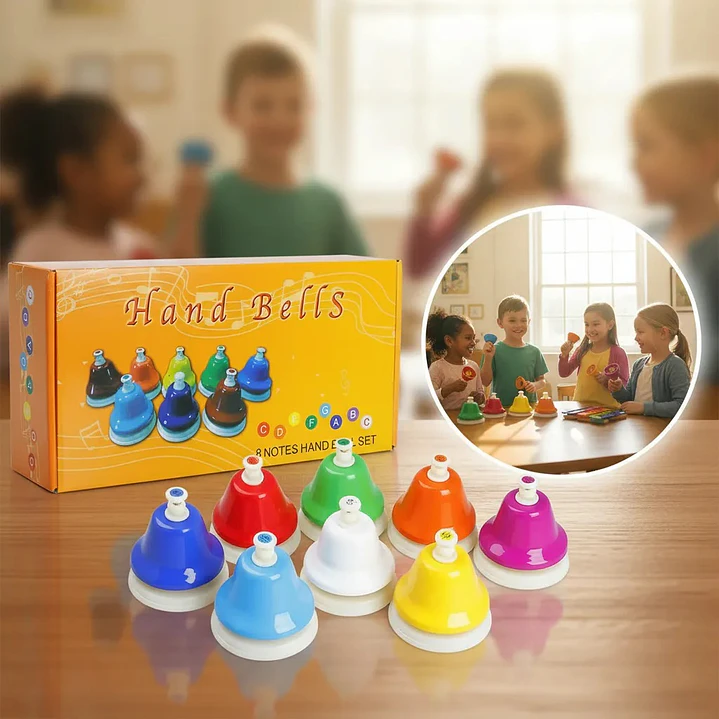Juego 8 timbres de campanas  6