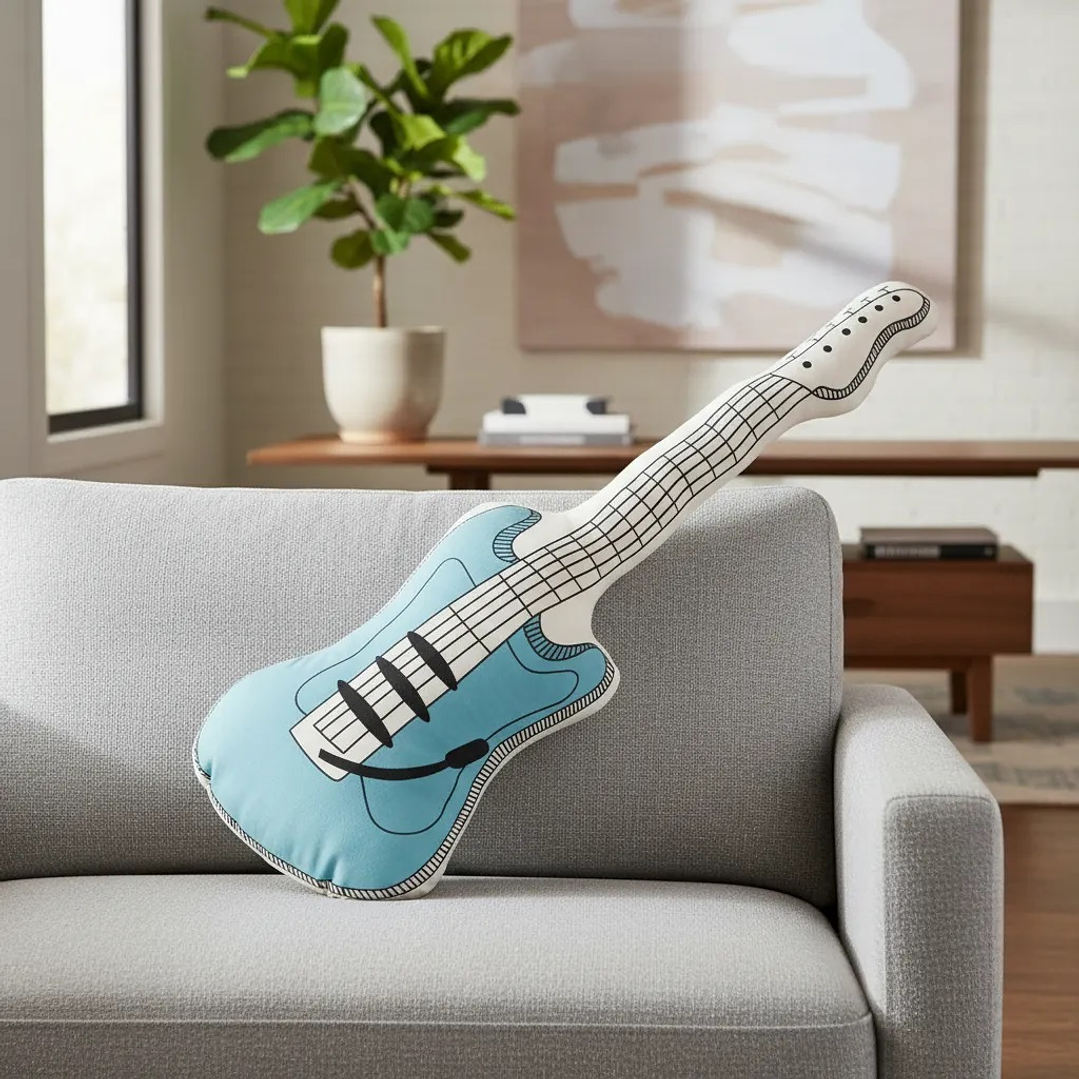 Cojín de guitarra eléctrica Decomusic 1