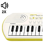 Teclado mini Casio SA-80 - Miniatura 1