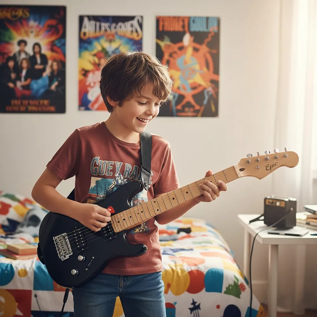 Guitarra Niño Eléctrica + Amplificador 5w Despacho Gratis 2