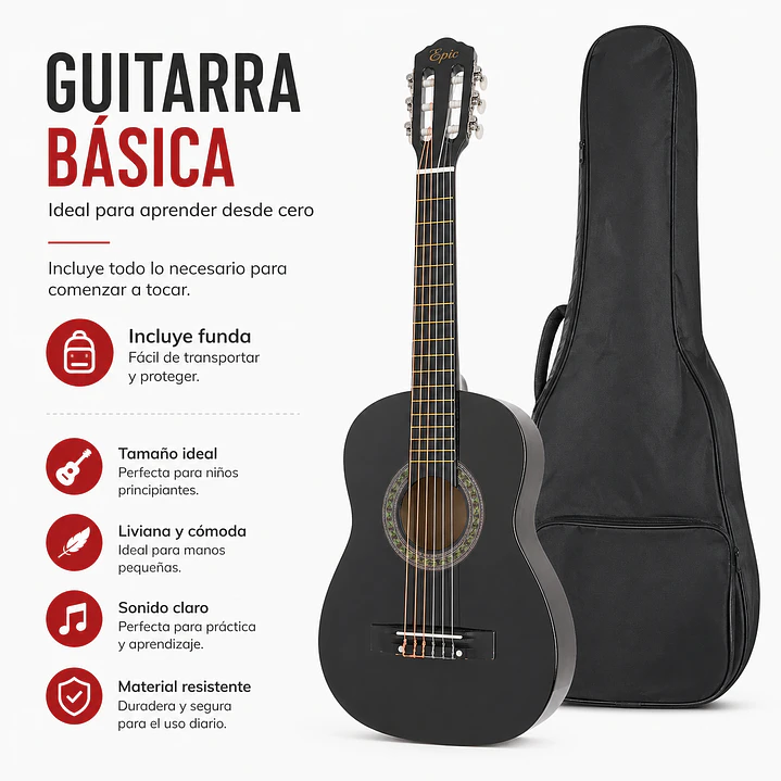 Guitarra Infantil 30 Pulgadas – Guitarra Clásica para Niños 2