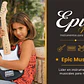 Pack Guitarra Eléctrica Niños 6-10 años + Amplificador + Accesorios - Miniatura 3