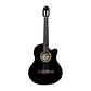 Guitarra clásica electroacústica Mercury MEAN1 para diestros negra - Miniatura 1