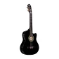 Guitarra clásica electroacústica Mercury MEAN1 para diestros negra - Miniatura 3