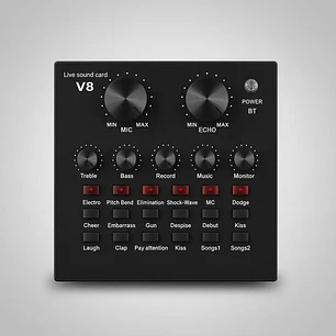 Mixer V8 Tarjeta De Sonido