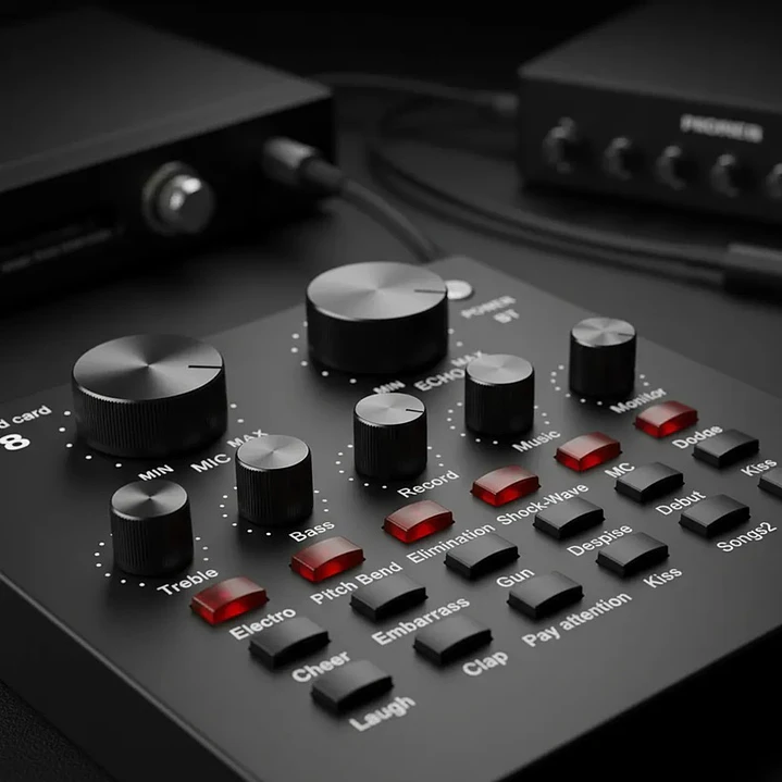 Mixer V8 Tarjeta De Sonido 2