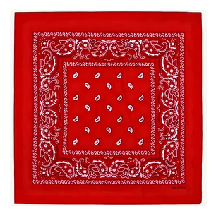 Pañuelo Bandana Algodón Rojo Decomusic