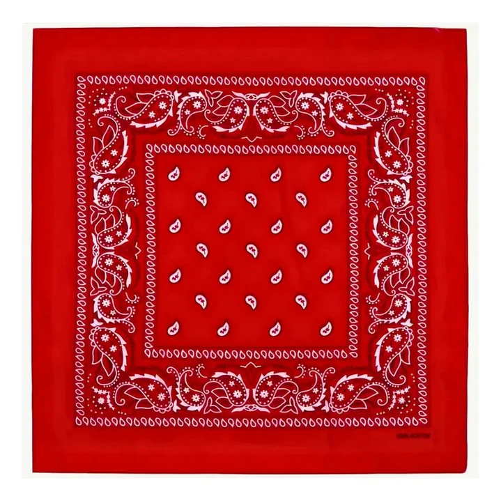 Pañuelo Bandana Algodón Rojo Decomusic 1