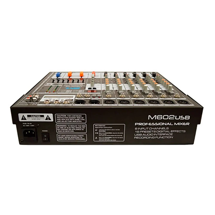 Mixer 6 canales USB M602USB 3