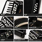 Acordeon 22 teclas 8 bajos Negro Para Adulto - Miniatura 3