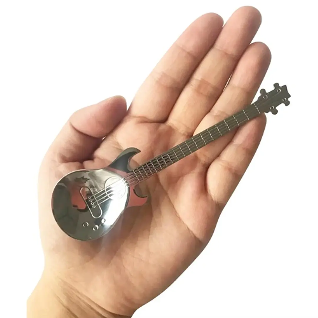 Cuchara forma guitarra Silver 1