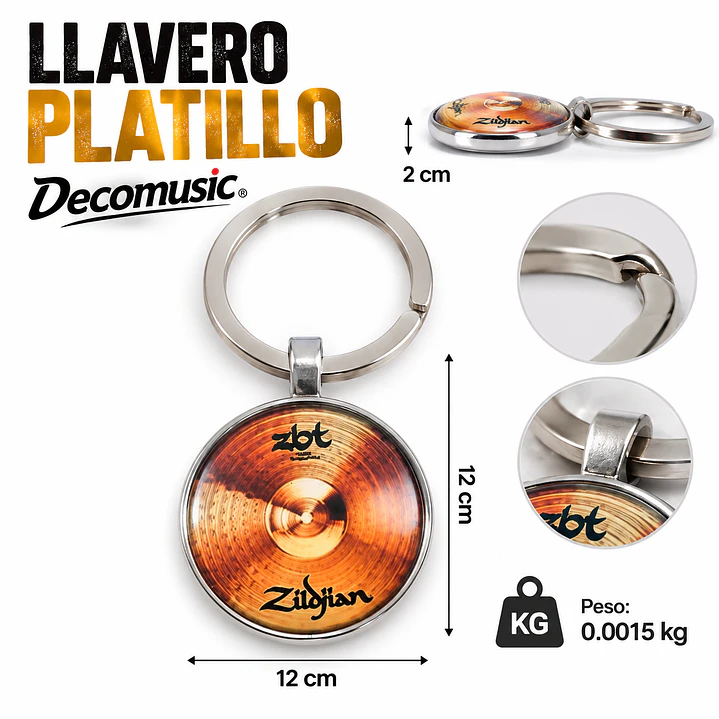 Llavero Platillos 2