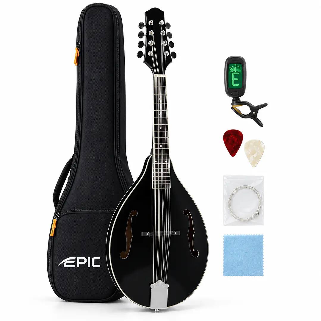 Mandolina Electroacústica Epic + Accesorios 1