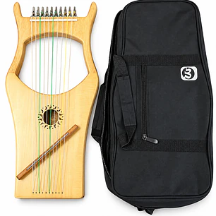Arpa Lyra 10 Cuerdas con Bolso