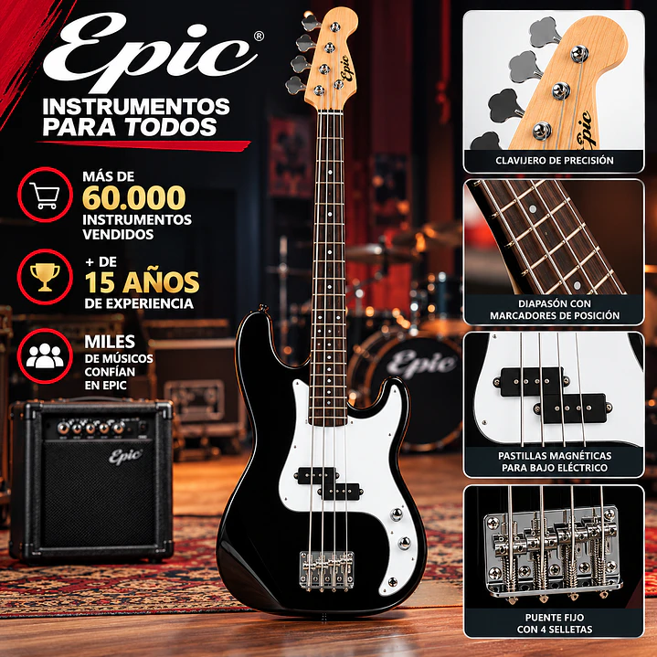  Pack Bajo Eléctrico Epic 5
