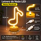 Letrero de neón con notas de música LED - Miniatura 2