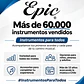 Cable Instrumento Guitarra 3m Trenzado Plug Recto Acodado Epic - Miniatura 2
