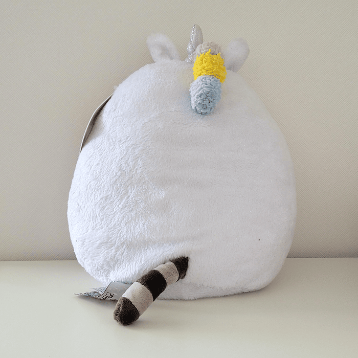 Peluche Pusheen unicornio blanco  2