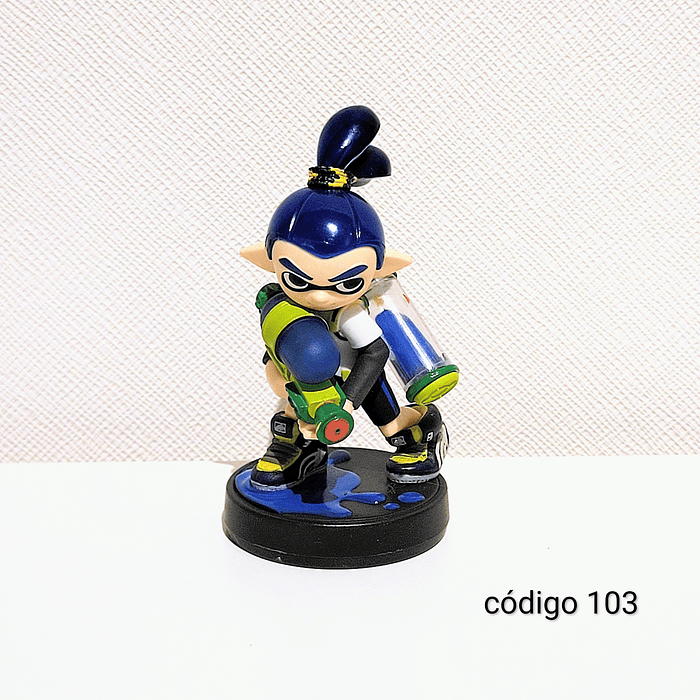Amiibo Inkling Boy Blue (Azul) Splatoon  1