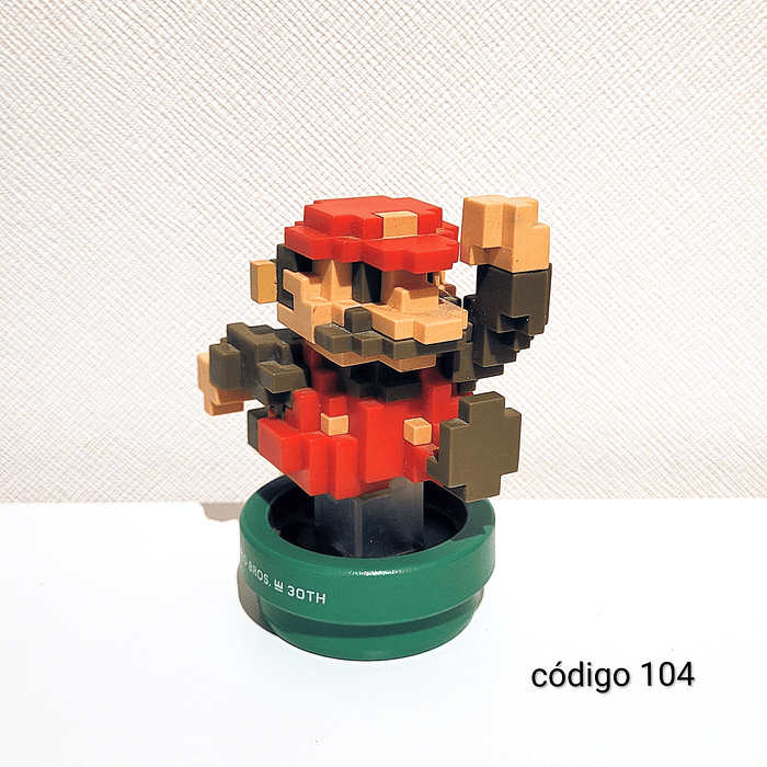 Amiibo Mario 8 Bit 30 Aniversario Super Mario Bros 1