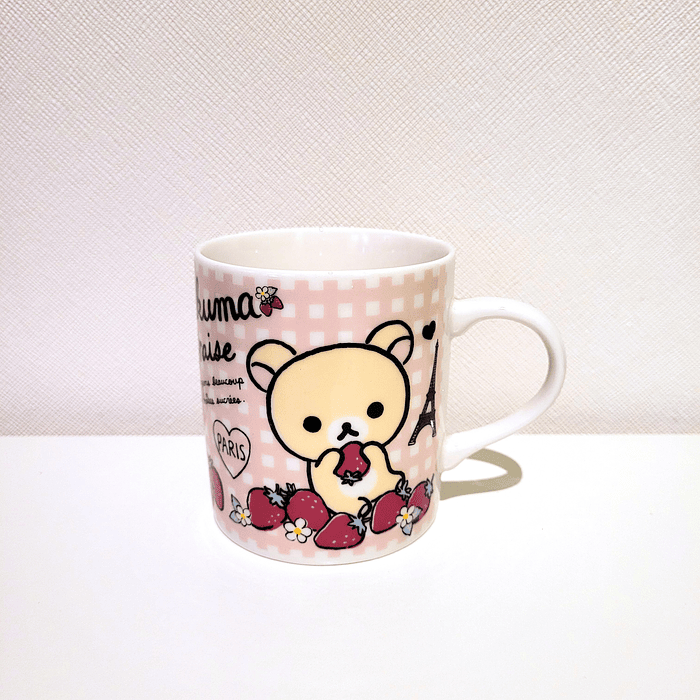 Taza Rilakkuma y Korilakkuma fresas 2