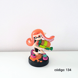 Amiibo Inkling Girl Orange Splatoon 1