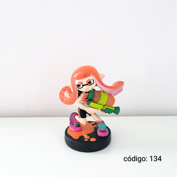 Amiibo Inkling Girl Orange Splatoon 1 1