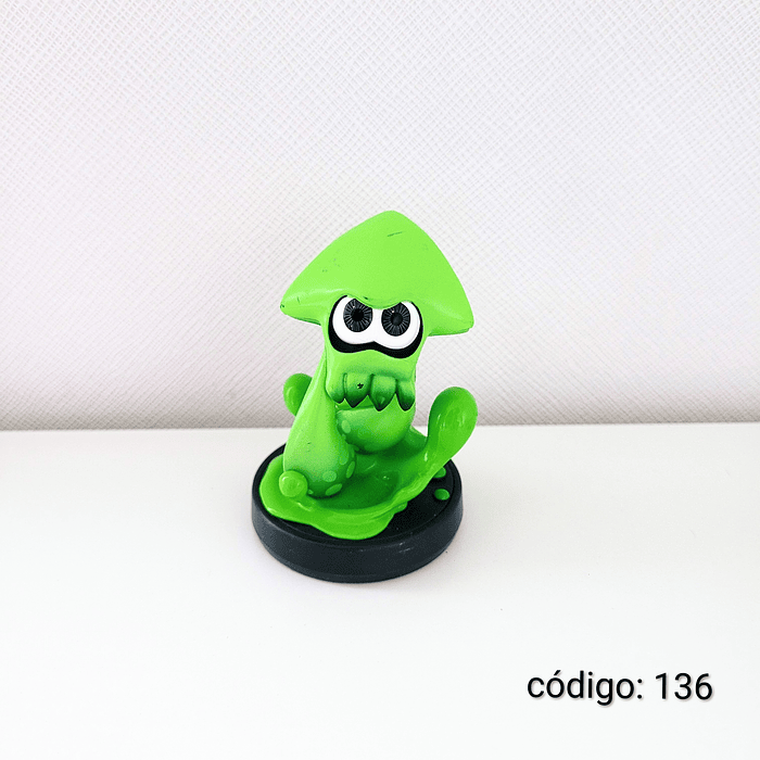 Amiibo Inkling Squid Green Splatoon 1 1