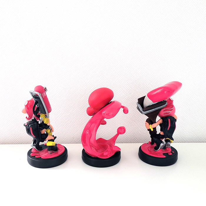 Pack Amiibo Octoling Boy, Girl y Octopus Splatoon 2 2