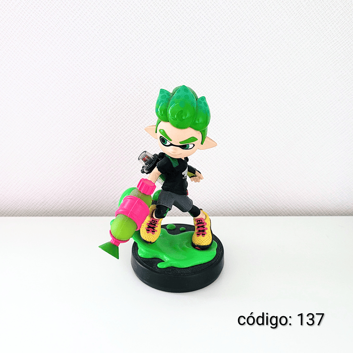 Amiibo Inkling Boy Neon Splatoon 2 1