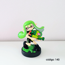 Amiibo Inkling Girl Green Splatoon 1