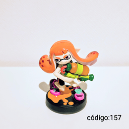 Amiibo Inkling Girl Orange Splatoon 1