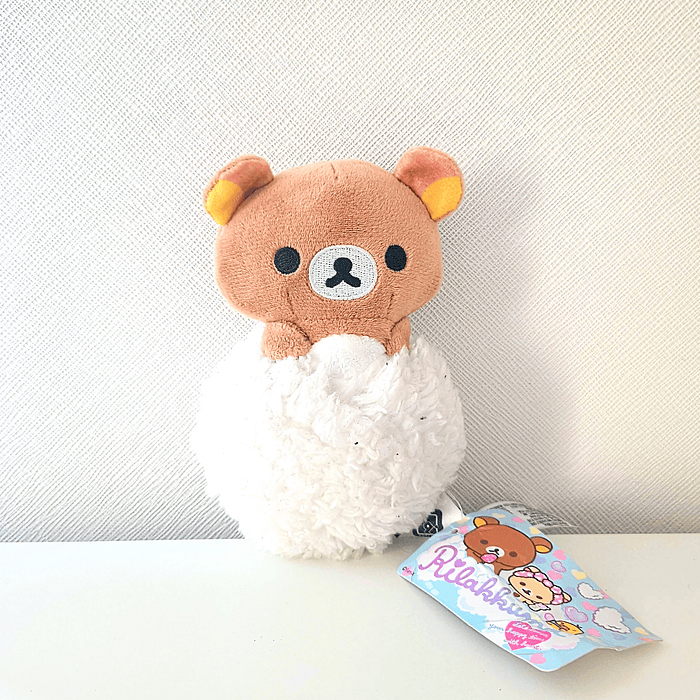 Peluche Rilakkuma Heart Cloud Bathtime
