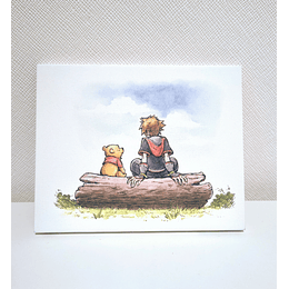 Cuadro Lienzo arte Kingdom Hearts 