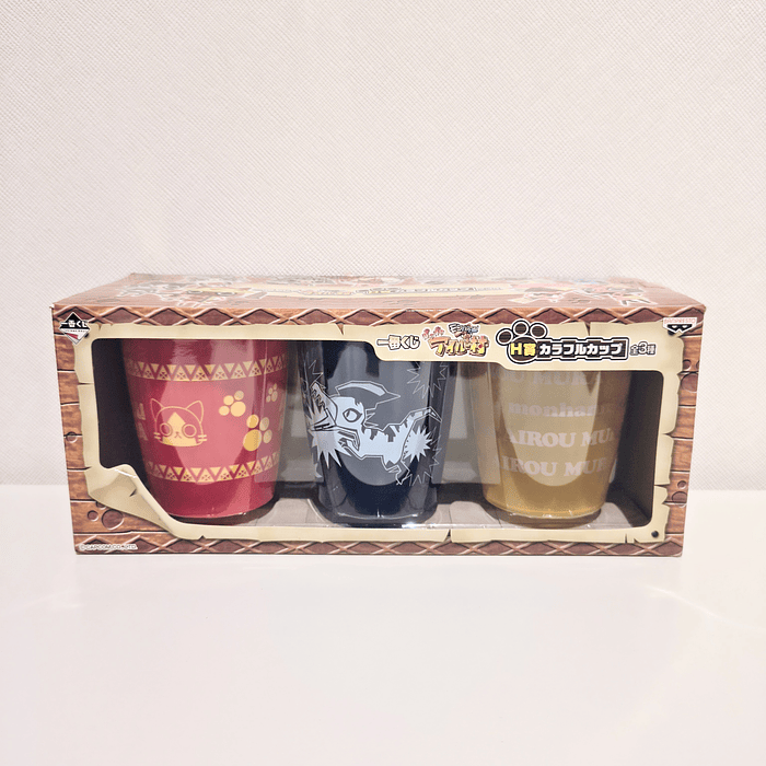 Monster Hunter Vasos Colorful (set de 3 vasos) 1